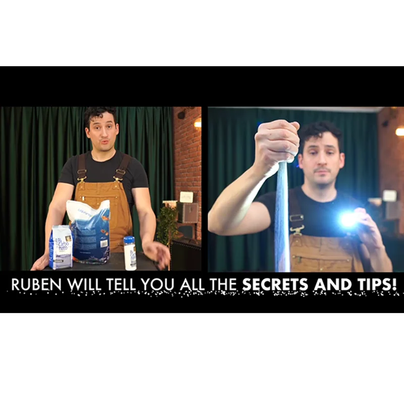 솔티드 2.0 마술 트릭 무대 마술 장치 긴 소금 흘리기 기믹 빈 손에 소금이 나타나는 마술 마술사 소품 마술 도구