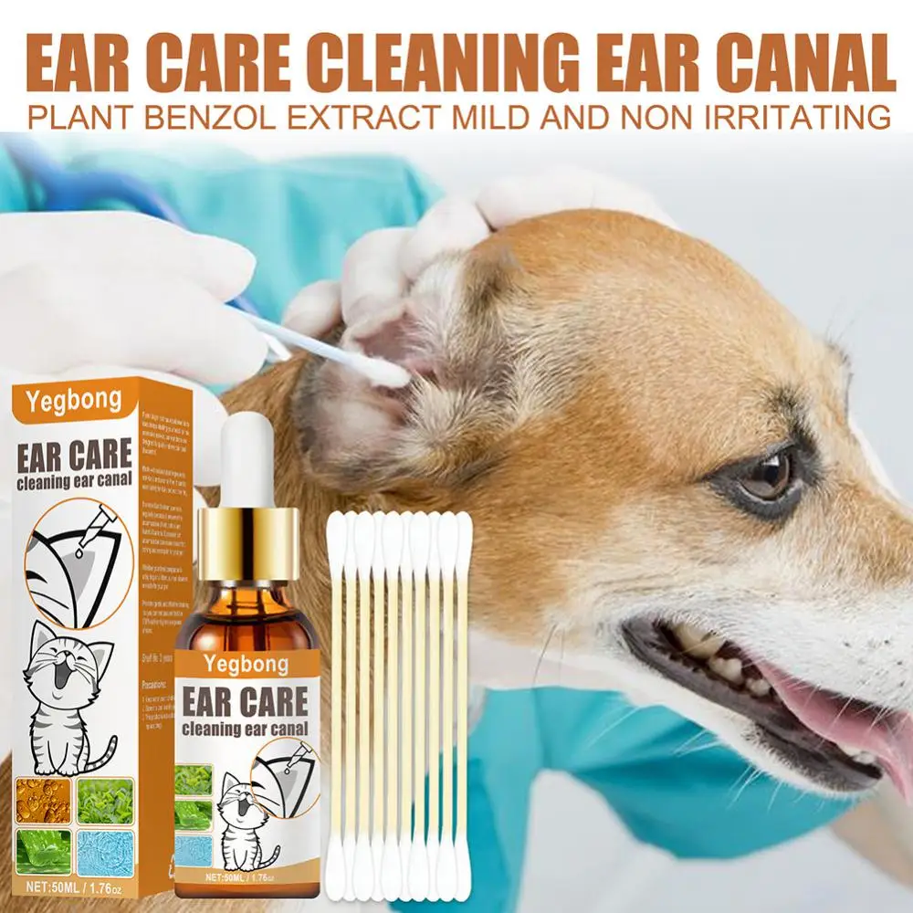 Title 5, 3-1PCS Cat Dog Ear Cleaner Drops Ear Wash Dirt ...