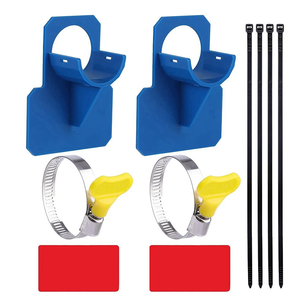

2Pcs Pool Hose Holders with Stainless Steel ,Above Ground Pool Accessories for Pipes Sagging Prevention