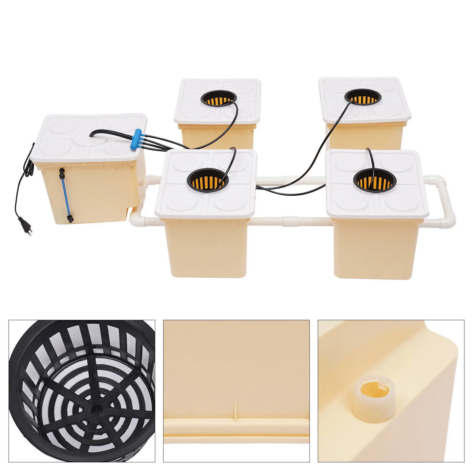 Hydroponics Deep Water Culture DWC System Bucket Drip Growing System for Indoor Gardening And Plant Cultivation
