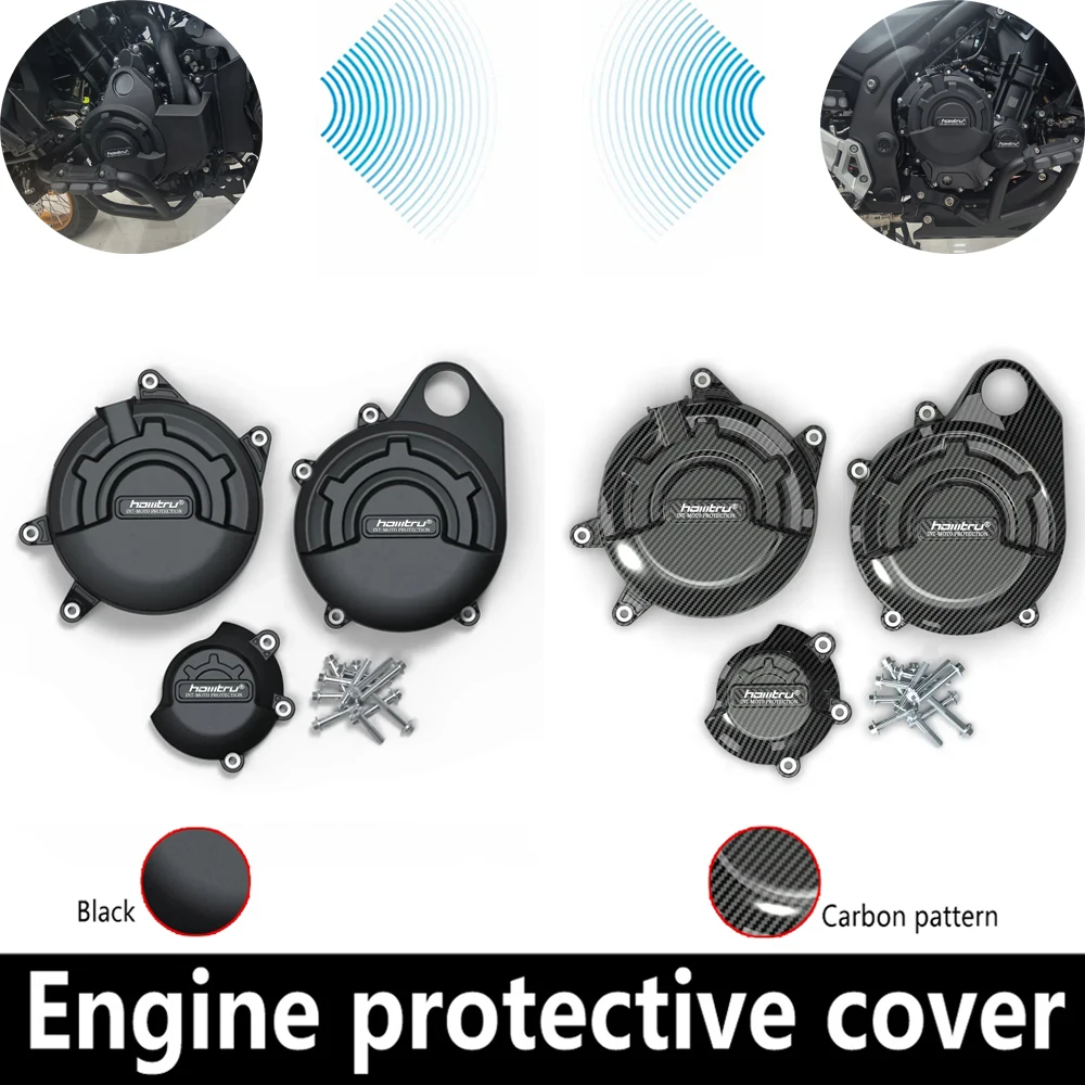 Per Voge Moto 525Ds 2022-2023 525Dsx 2022-2023 525Ac 2022-2023 Rr525 2023-2024 Coperchio Di Protezione Del Motore Carbon-Look