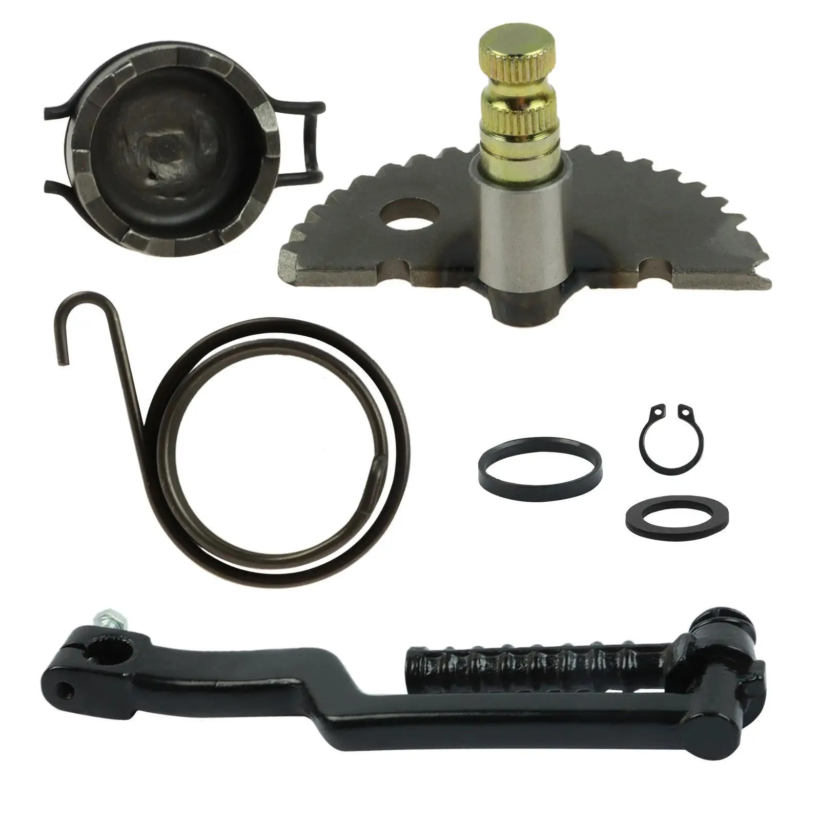 Moped Kick Starter Lever with Return Spring, Reliable And Kick Starter Pedal for ATV, Scooter