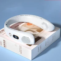Ventilateur de cou portable, mini climatiseur, ventilateur sans pales, rechargeable par USB, ventilateur portable pour le refroidissement et le chauffage 6