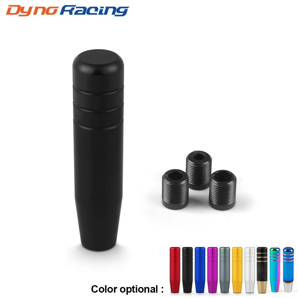 13CM Aluminum Gear Shift Knob Racing Car Universal Manual Transmission Shifter Lever Knob With three adapters gear shift knob