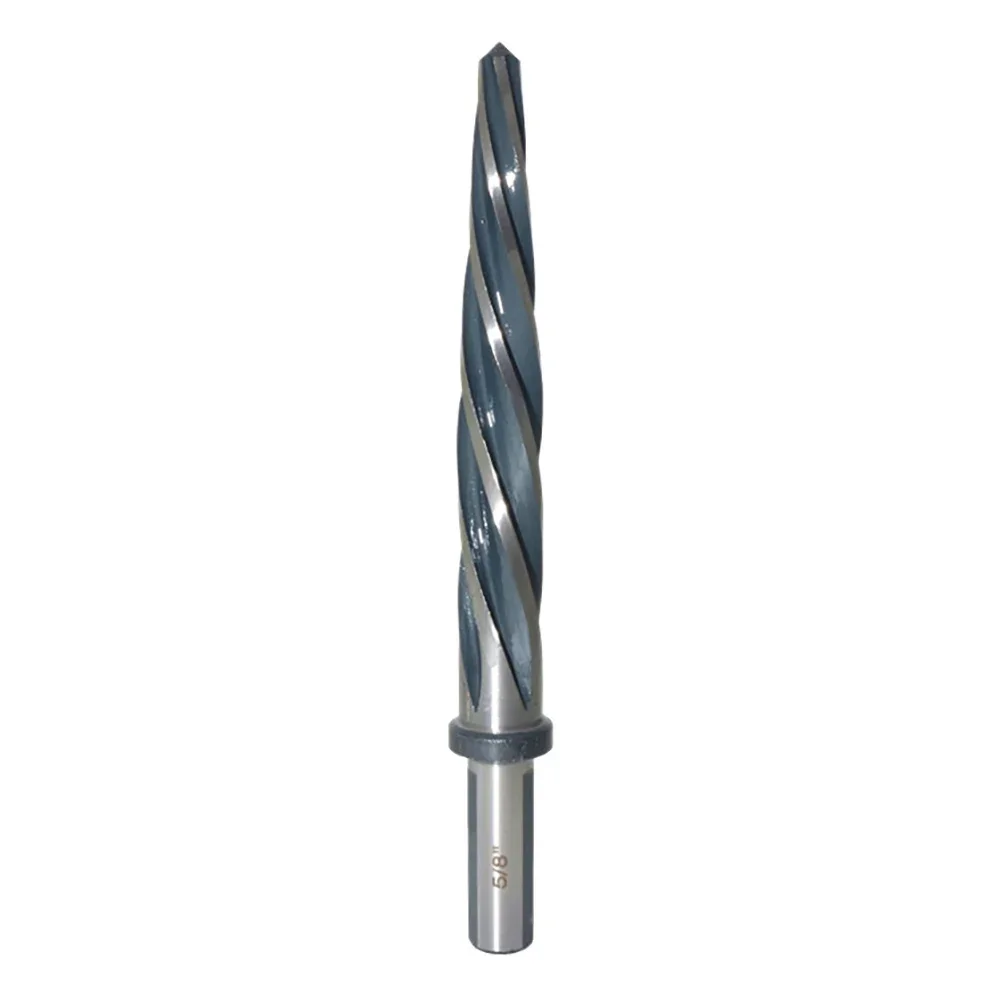5/8 Inch Chuck Bridge Reamer 1/2 Inch Shank Bridge Tapered Reamer High Speed Steel Spiral Flute Drill Bit for Metal Construction