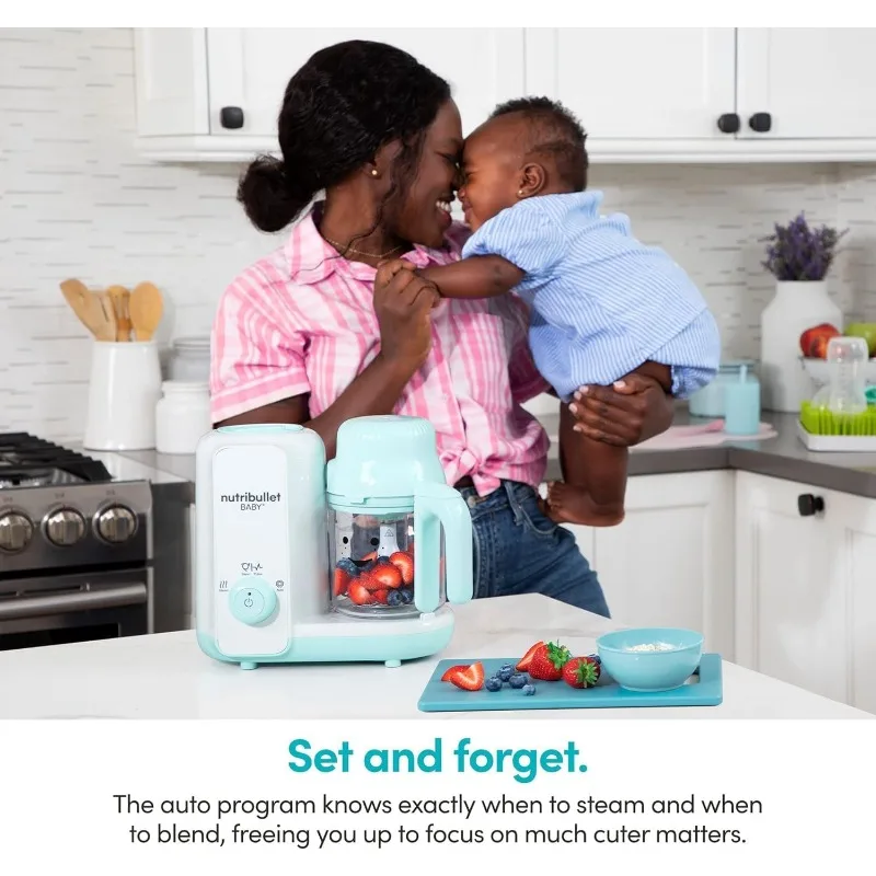 nutribullet Baby Steam + Blend, White/Blue 6