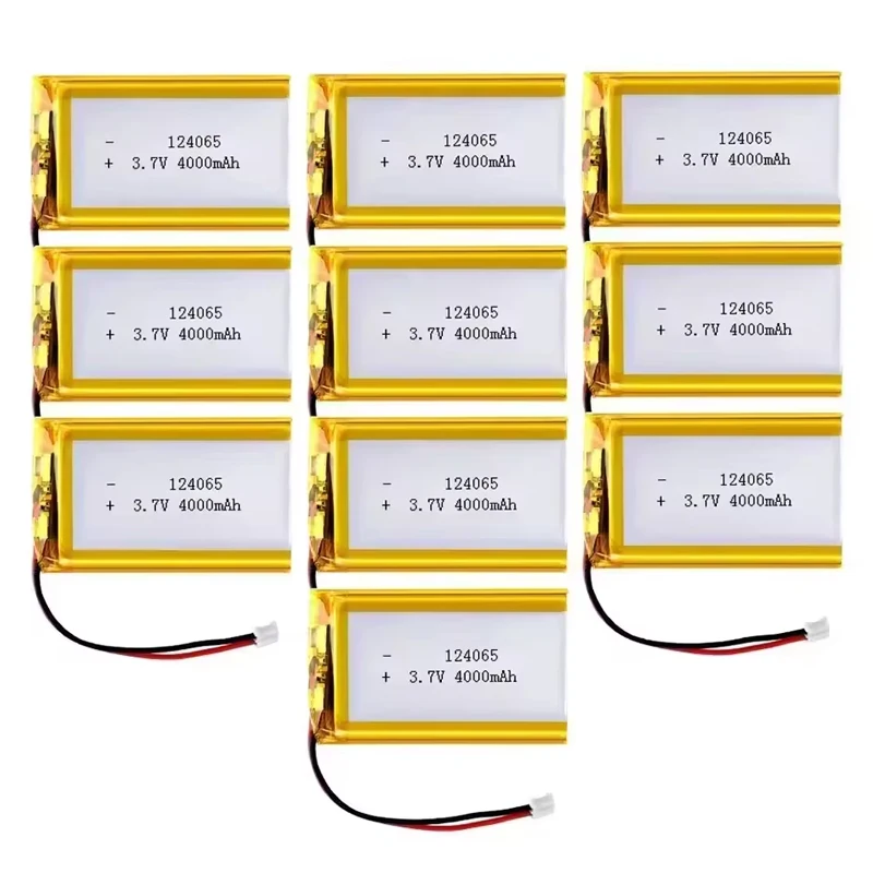 10PCS 124065 battery