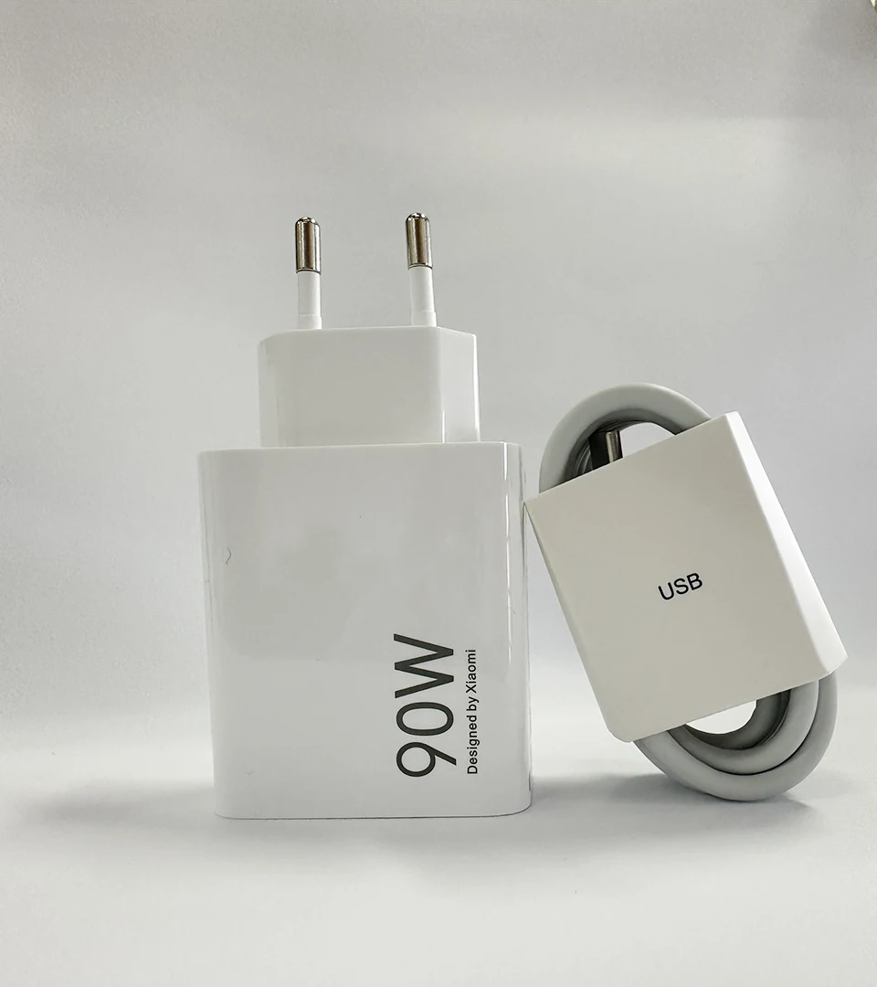 Chargeur 90W Xiaomi Chargeur Turbo 90W Xiaomi Avec - Compatible Redmi, POCO, Pad - Charge Rapide Câble Usb-c 1m