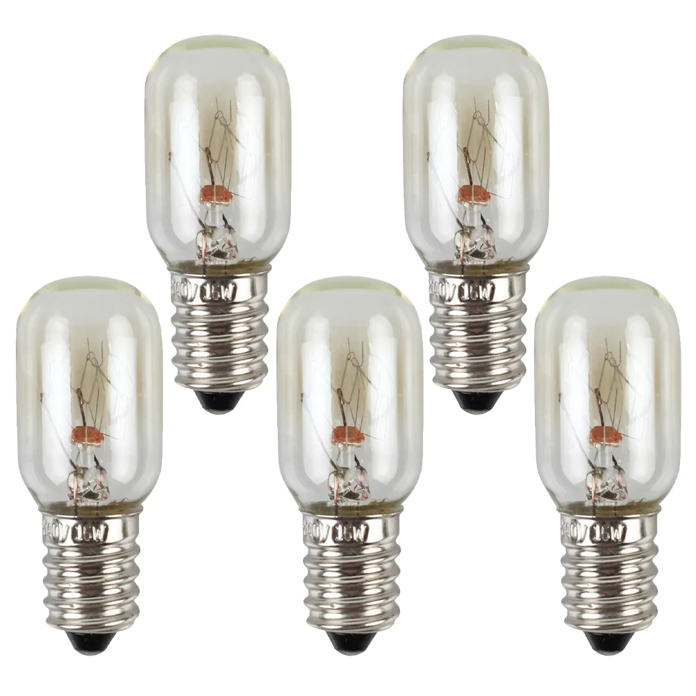 

5 PCS Refrigerator Light Bulb Fridge Toasters High Temperature Resistance Lamp for Replacement