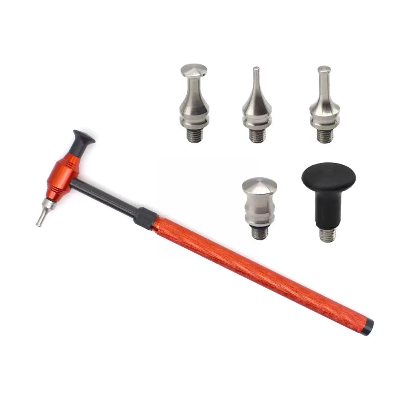 

Car Dent Repair Hammer Adjustable Length Carbon Fiber Body Sheet Metal Seamless Leveling Repair Hammer Percussion Hammer Sh P7s2