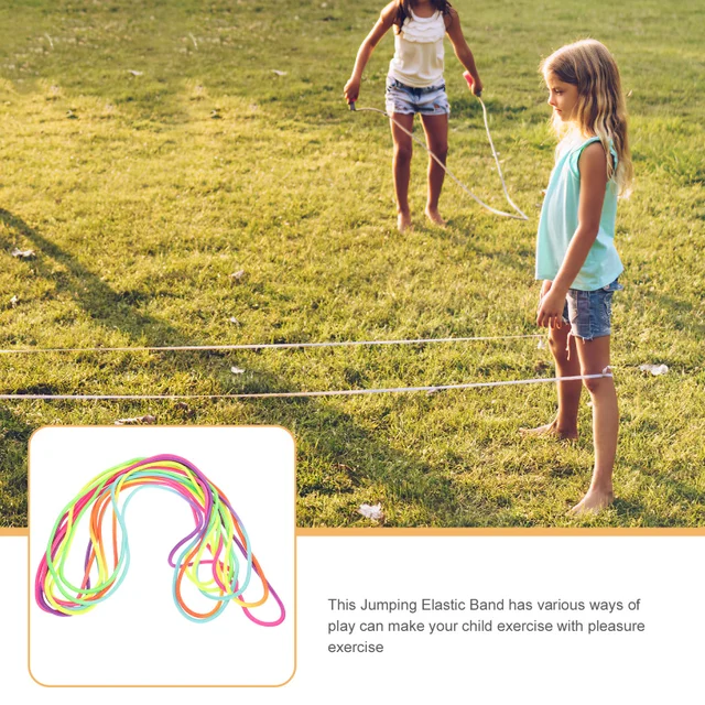 5-10M Super Elastic Jump Rope Endurance Training Fun Exercise Toys Indoor Outdoor Home Group Adjustable Rubber Jump Rope Strap 3