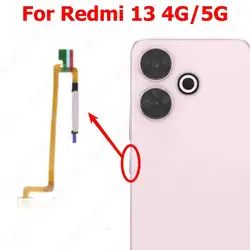 Fingerprint Sensor Flex Cable Replacement for Mobile Phones - Home Button Scanner Flex Cables (Redmi 13 4G 5G Pink)