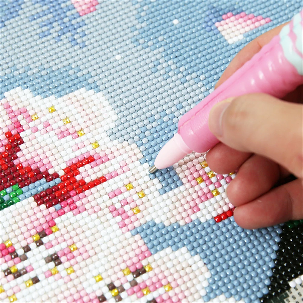 Diamond Painting Pen 5D Cartoon Stress Relief Point Drill for DIY Cross Stitch