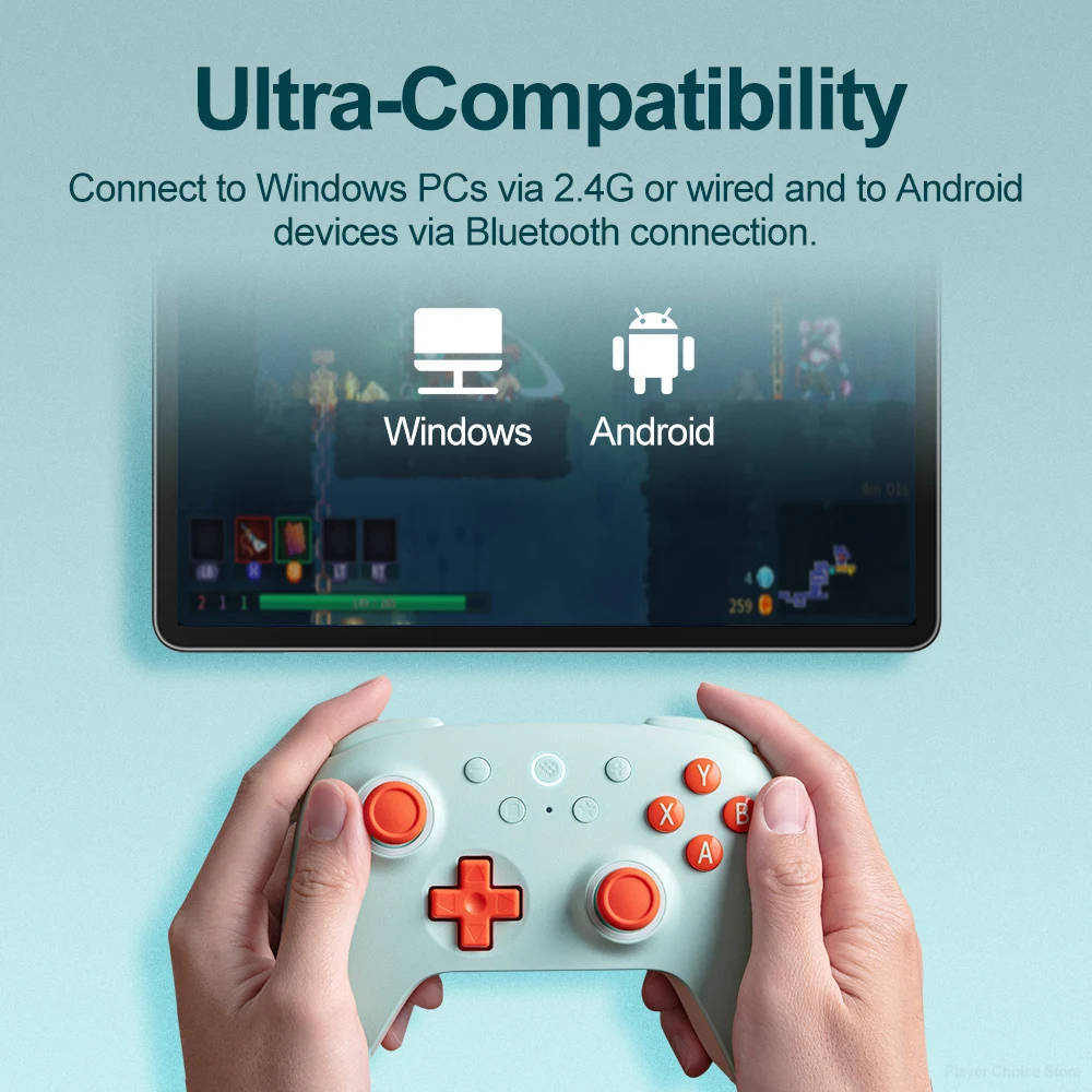 8BitDo Gamepads PC Windows 10/11  Ultimate 2C   Ʈѷ Steam Raspberry Pi ȵ̵ Control Hall Effect Stick