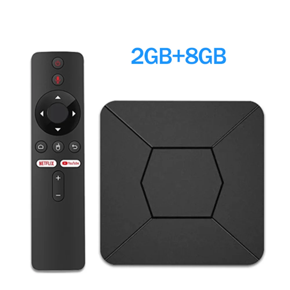 Dual WIFI Smarts TV Box With Voice Remote Multifunctional Medias Player For Android-System new android system otdr