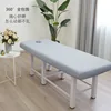 Massage Table Bed Fitted Sheet Elastic Full Cover Rubber Band Massage SPA Treatment Bed Cover with Hole 1