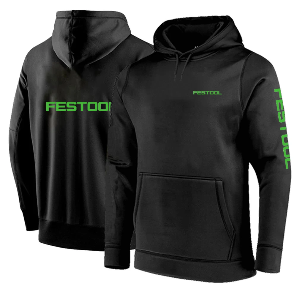 

2023 Festool Tools Men's New Long Sleeves Comfortable Fashion Casual Solid Color Hooded Sweatshirts Hoodies Coat Pullover Tops