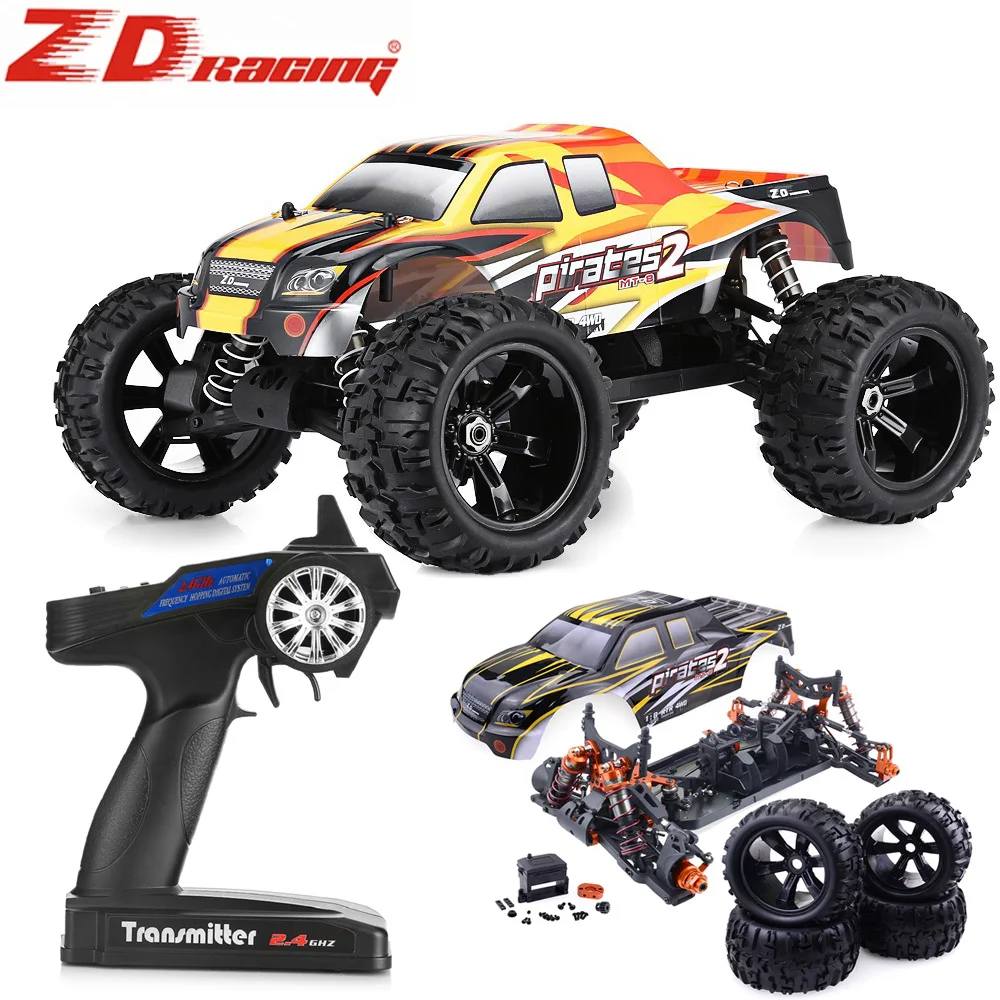 

ZD Racing 9116 V2 9116-V3 1/8 4WD Brushless Electric Monster Truck Metal Frame Brushless 100km/h RTR RC Car Outdoor Toys