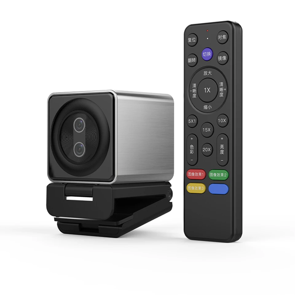 PC Webcam PC Web Camera Computer Camera Taida 12MP 4K Webcam 30fps Dual Lens USB Web Cam With Microphone Auto focus Living Stream Camera 20X Zoom For Youtube