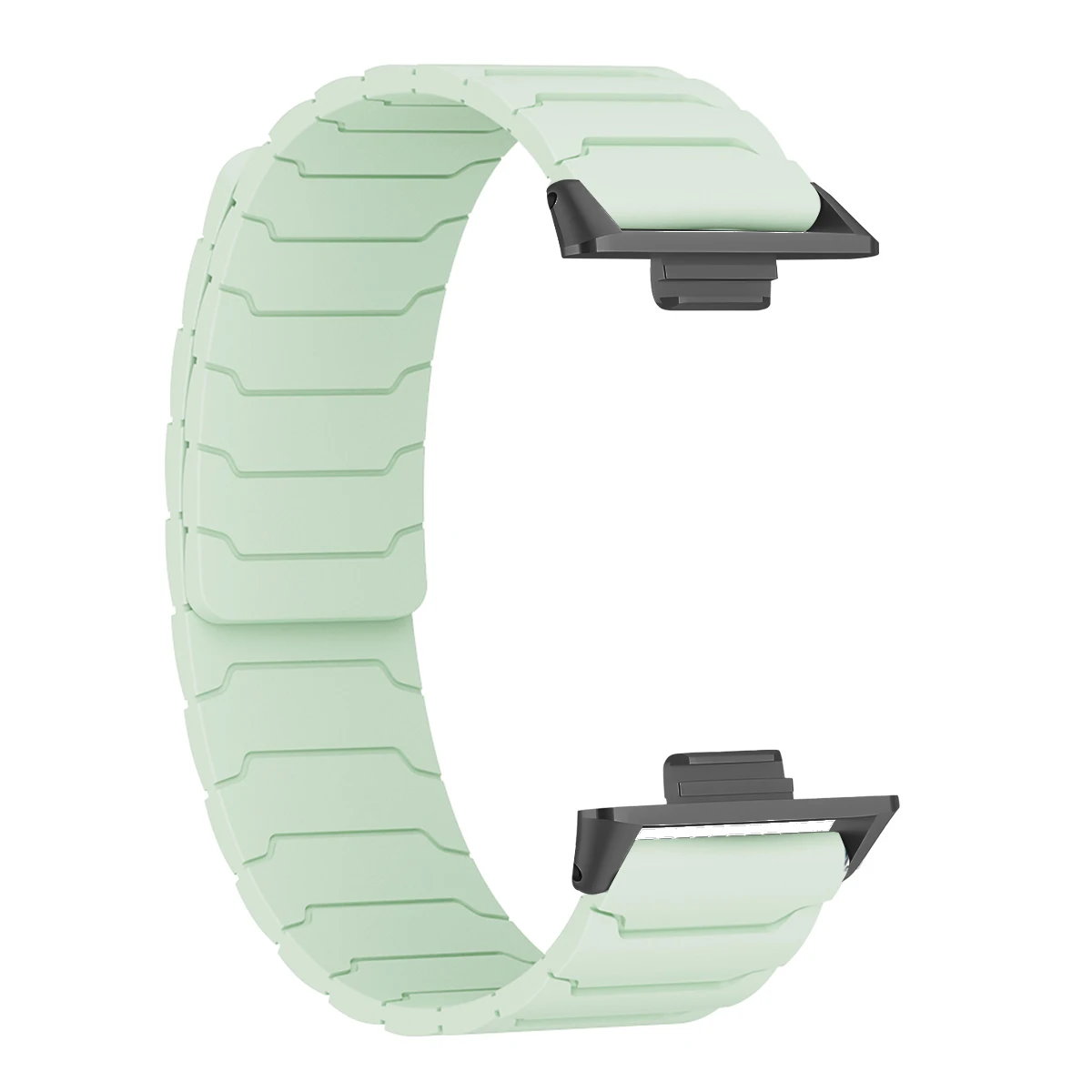 ตัวเลือกสินค้า สายซิลิโคนแม่เหล็กสำหรับ Mi Band 9 Pro 8 Pro รัดข้อมือระบายอากาศได้