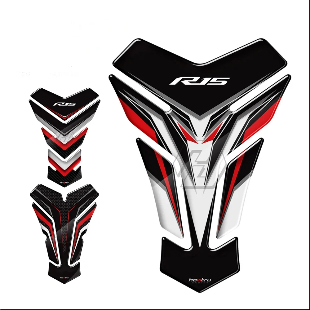 

For Yamaha YZF-R15 R15 Models 3D Resin Motorcycle Tank Pad Protector Sticker