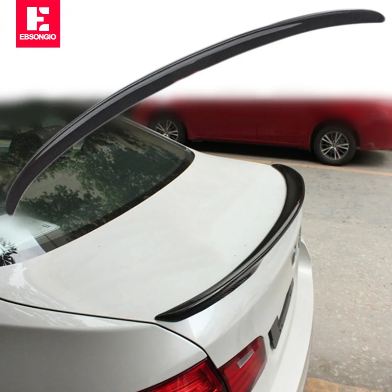 Per Bmw F10 F18 Tronco Spoiler 2011-2017 Abs Ala Posteriore Colore Nero Spoiler Per Bmw M5 520I 528I 535I 530I 525I F10 F18 Spoiler