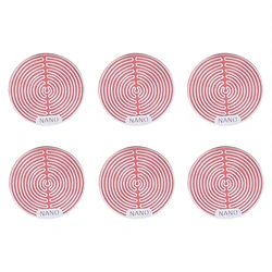 Premium Universal Anti - Radiation Metal Stickers - EMF Protection (6pcs silvery)