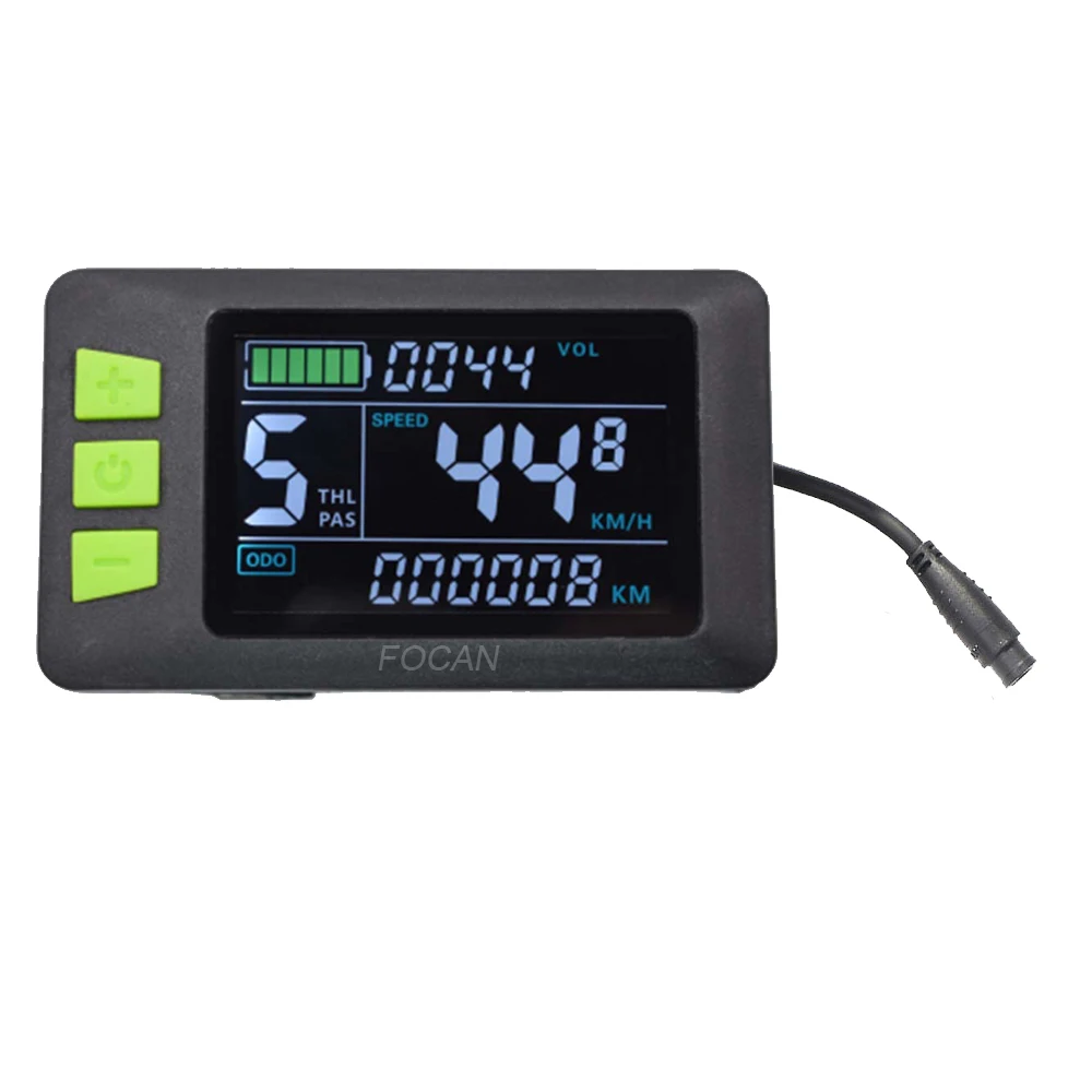 24v 36v 48v Electric Bicycle LCD Speed Colour Screen  Display Repair E-scooter Parts For Electric Bicycle Accessories