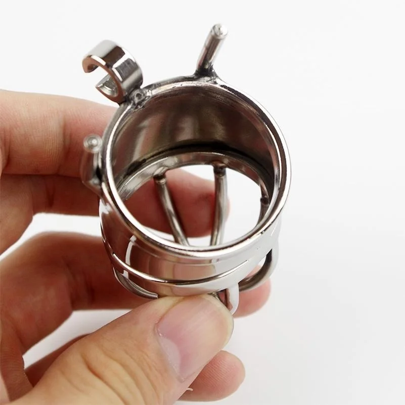 Stainless Steel Chastity Device Urethral Sounds Catheter Spike Ring Cock Cage Male Chastity Belt S/L Size 18+ penis chastity cage chastity lock sex toy chastity cage accessory male female sex toy
