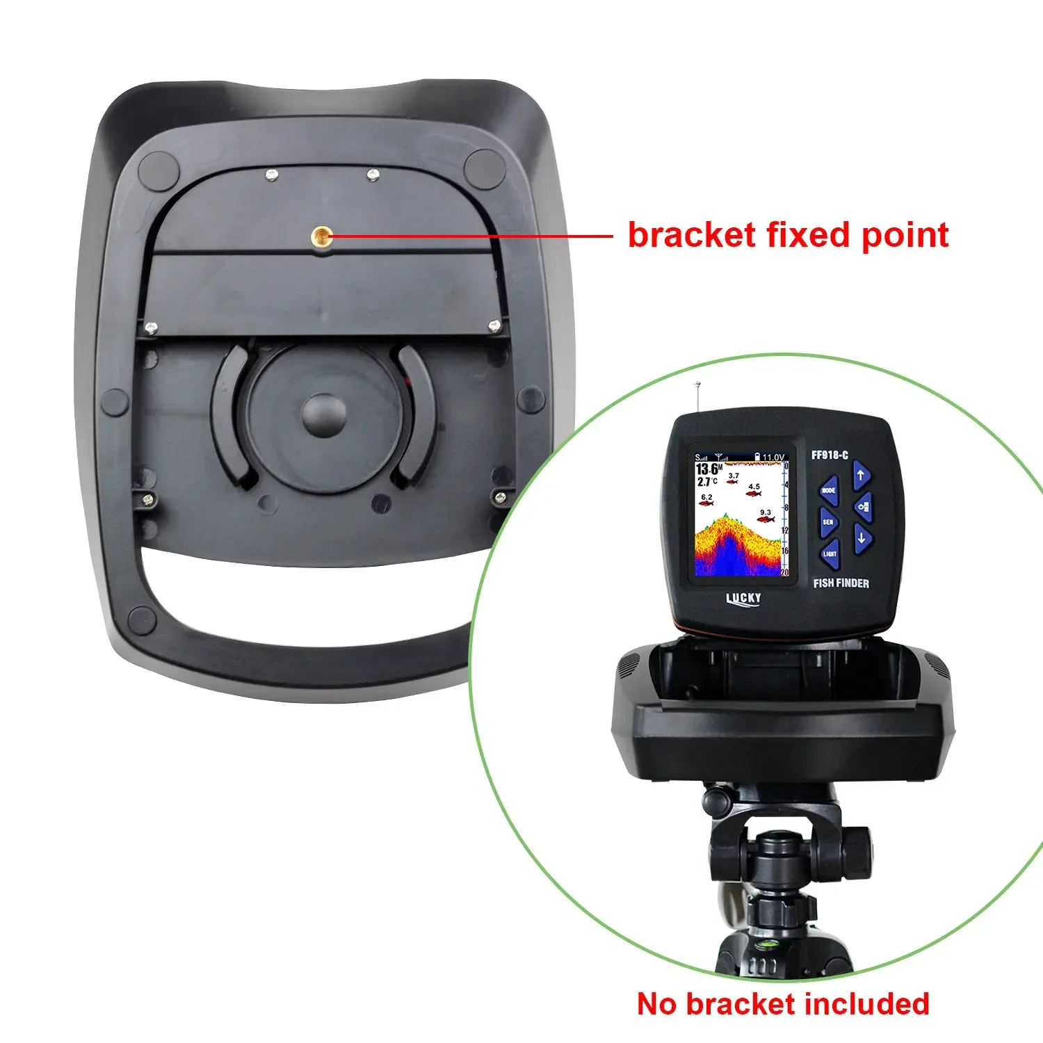Remote control bait boat fish finder fishing accessories LUCKY FF918-CWL remote control bait boat 3.5" LCD operating range 300m depth range 100M wireless