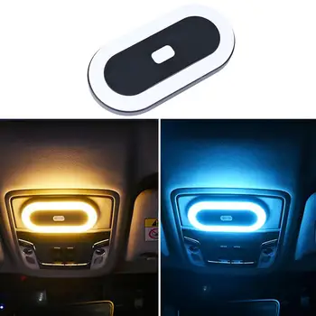 Luci interne per auto Illuminazione per interni per auto Lampada da soffitto Luce notturna Touch Luce da lettura a mano Lampada da lettura per illuminazione sul tetto dell'auto USB