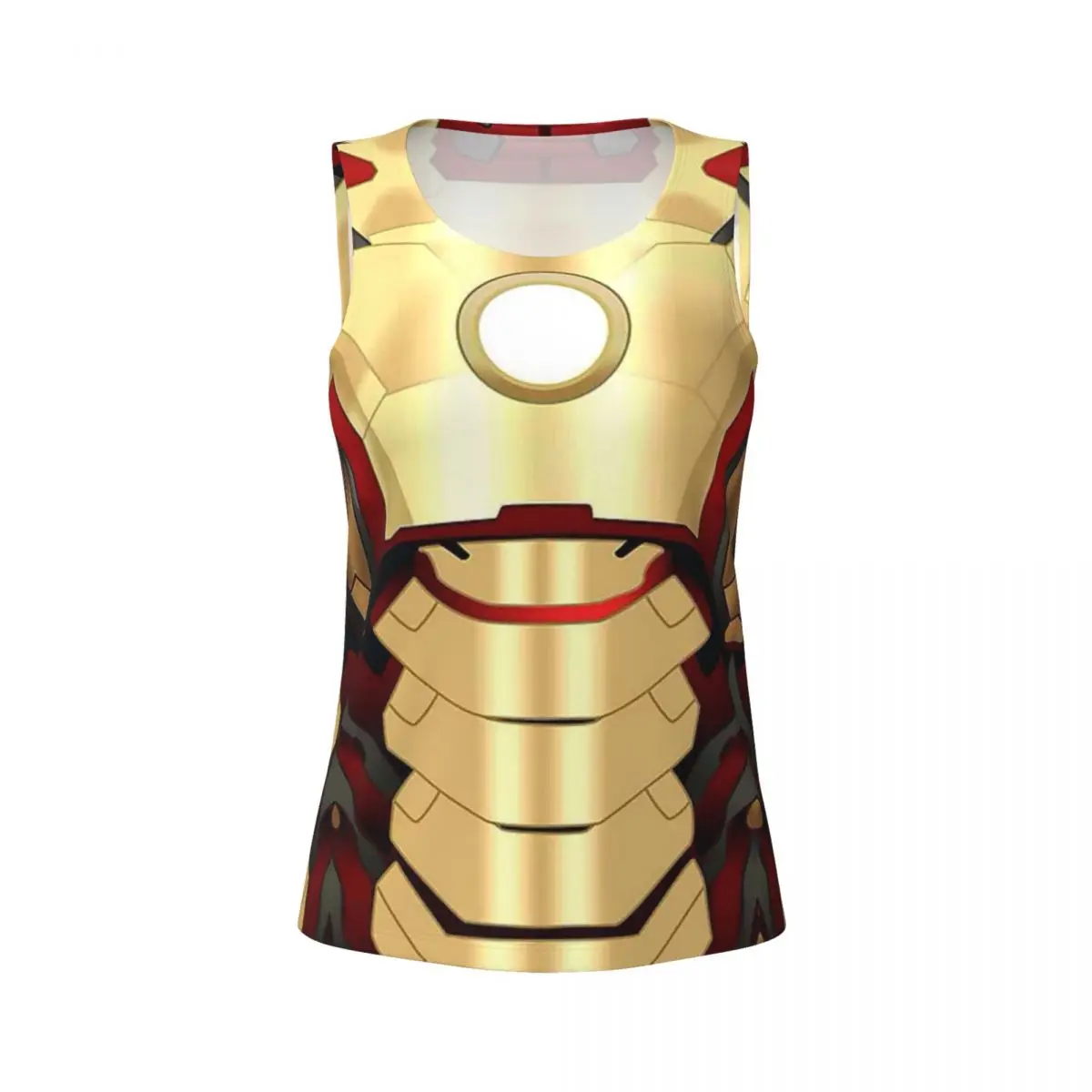 Iron Man Invincible Workout Tank Tops Women Quick Dry Sleeveless Yoga Shirt