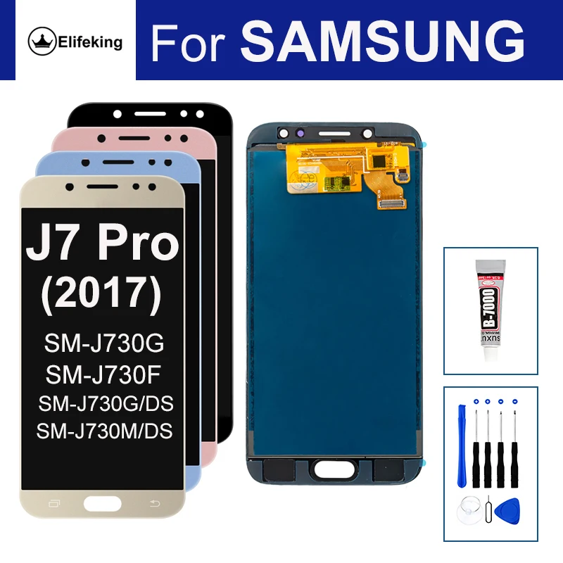 OLED-LCD-For-Samsung-Galaxy-J7-Pro-J730-2017-Display-Screen-SM-J730F ...