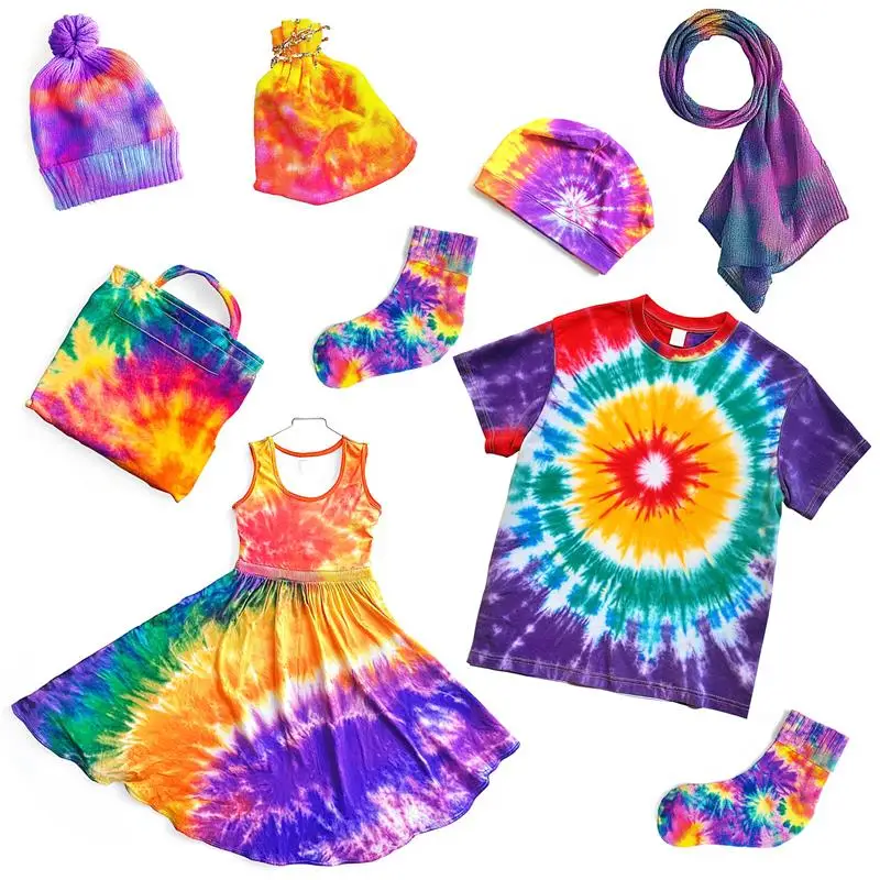 30/50ml Bottle Fabric Tie Dye Powder Old Clothes Color Refurbished Cooking Free Dye Powders Cotton Nylon Clothes Tie Dyeing
