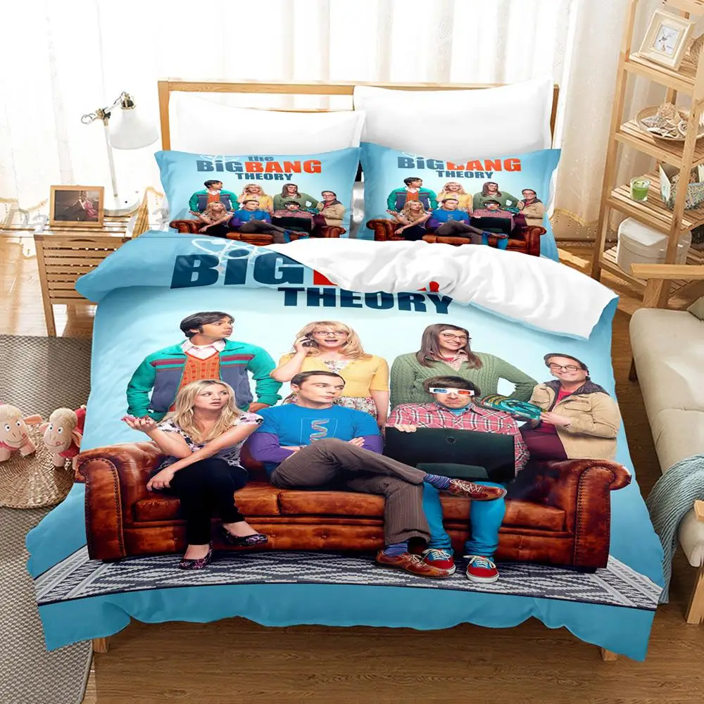 The Big Bang Theory Bedding Set Single Twin Full Queen King Size Bed Set  Aldult Kid Bedroom Sheet set Print roupa de cama