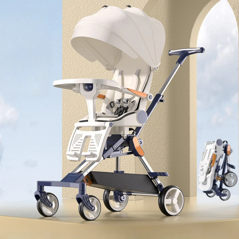 Baby Stroller Lightweight High View Sit Lie Down Comfort Folding Pram Accessories