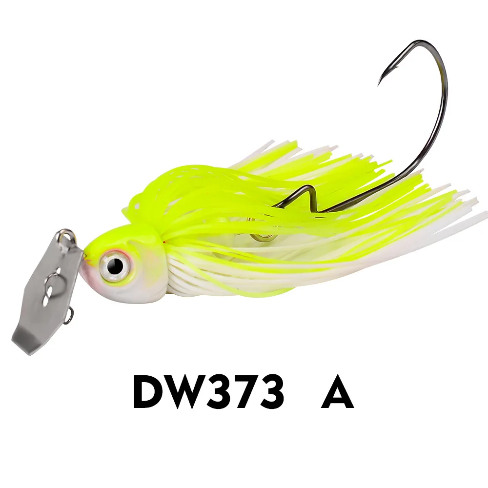 Fishing Lure 15/15/20/25g Chatter Bait Spinner Bait Weedless Artificial  Bait Lure for Mullet Bass Pike Walleye Fish Spinnerbait