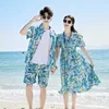 Parent-child Matching Beach Couple Daughter Same Dress Father Son Shirts SetClothes Summer Vacation Look Family Clothing Mother 5