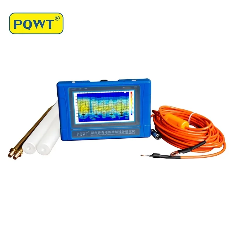 

2024 PQWT TC500 Portable Bore Well Drilling Under Ground Water Detector Underground Water Detection Machine Water Finder Locator