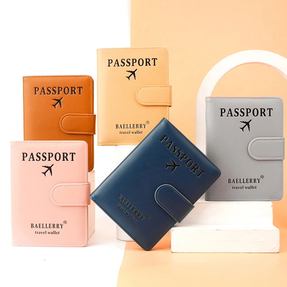 1Pcs/Baellerry Travel Passport Holder with Multiple Card Slots for Organized Storage, Passport, Ticket, and Bank Card All-In-One Package, Essential for Business Trips