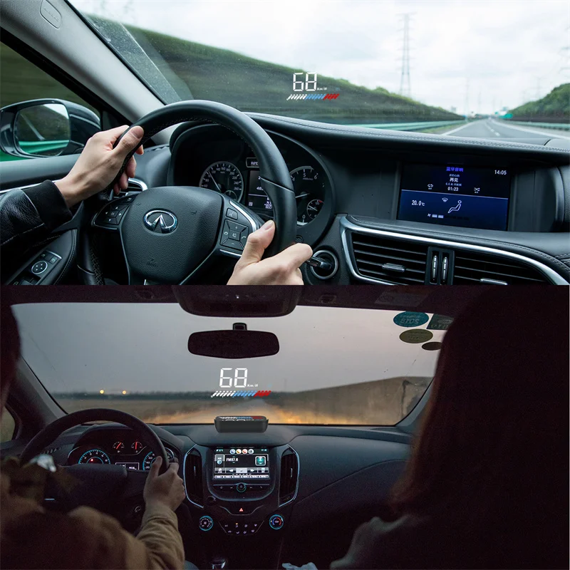 M7 Auto Hud OBD2 GPS HUD  ÷, EOBD ڵ   ӵ ,    ׼