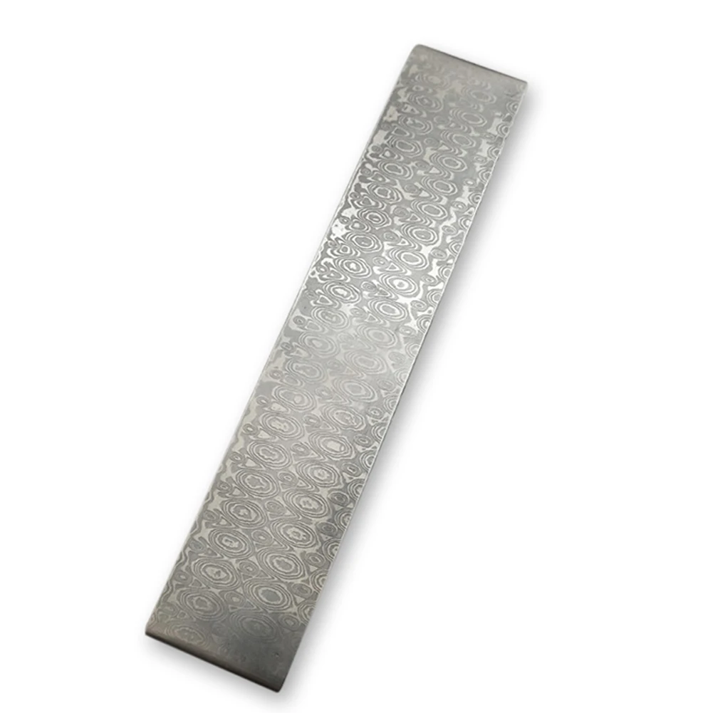 Damascus Steel Billet Patterned Steel Cutter Embryo Forging Materials Quenched S