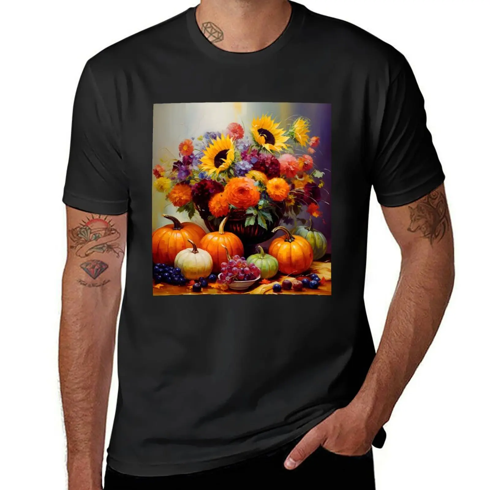 

Floral Whispers of Fall T-Shirt customizeds sweat mens graphic t-shirts pack
