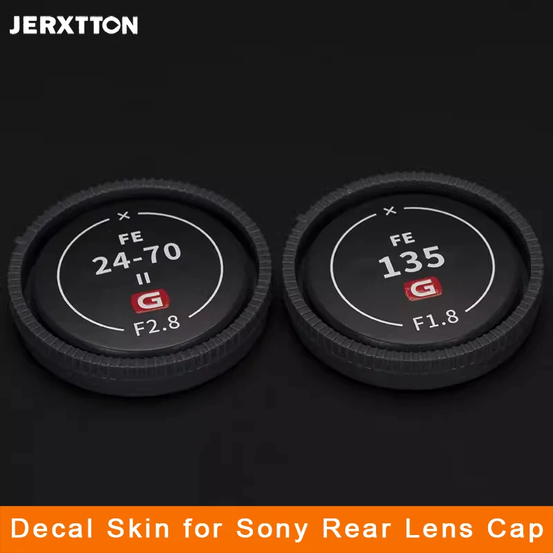 

3M Vinyl Decal Skin for Sony Rear Lens Cap Wrap Film Sticker 12-24 24-70 20-70 16-35 24-105 24 35 50 55 70-200 85 100 135 200