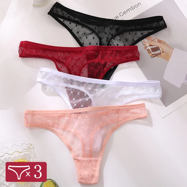 Xxxl Plus Size Women Cotton Panties 3pcs/set Sexy Underwear Pants Ladies  Female Briefs Sexy Transparent Seamless Underpants - Panties - AliExpress