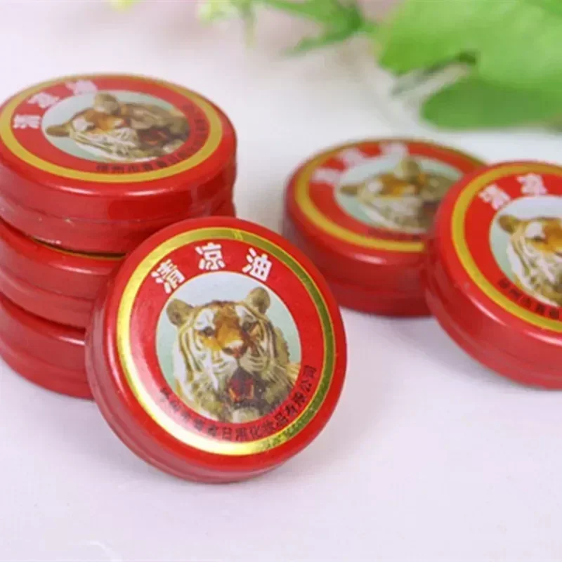 

Sdottor 5pcs Natural Tiger Balm Plaster Tiger Essential Oil Mosquito Elimination Headache Cold Dizziness Solid Balm Muscle Massa