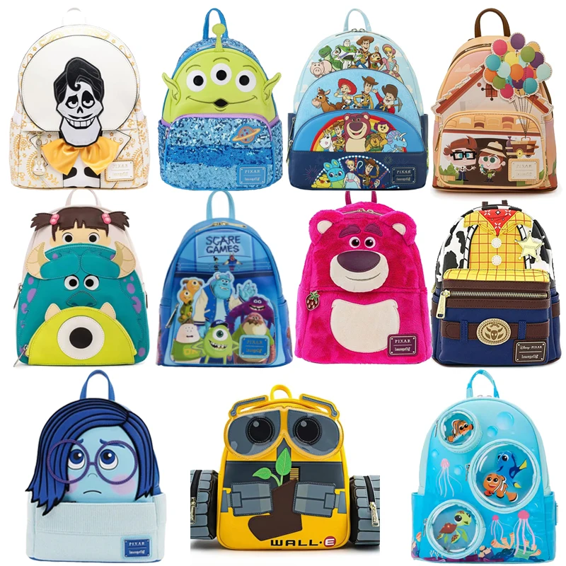 Loungefly Pixar Toy Story Moments Finding Monsters University Scare Games حقيبة ظهر صغيرة كوكو إرنستو كوسبلاي