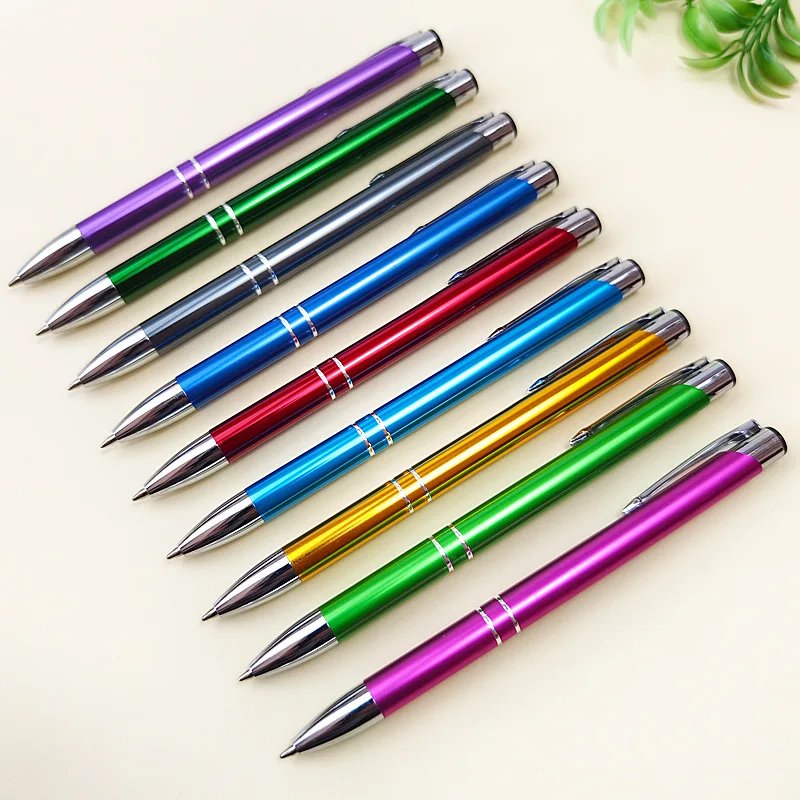

10PCS Metal Ballpoint Pen Business Advertising Gift Pen Student Creative Gift Wholesale
