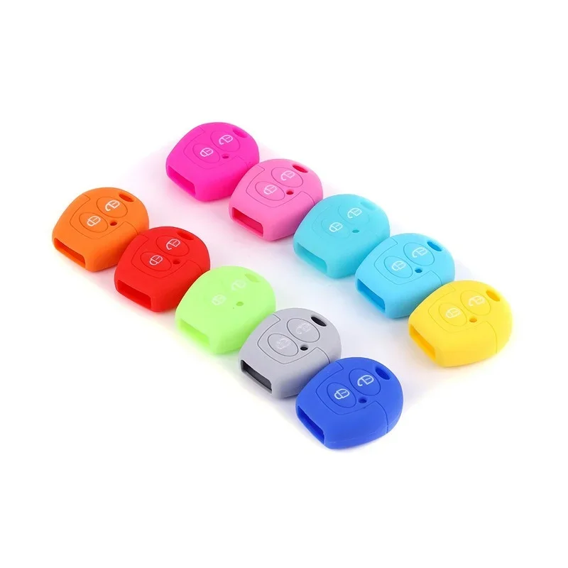 Silicone Key Case Cover For Chery Volkswagen 2 Buttons Car Protect Key Fob Shell Modus Remote Cover key case,key case cover,car key shell