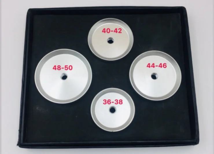 

4pcs 5.0mm Hole Aluminum Alloy Moulds for Back Case Press Tool Glass Crystal Presser